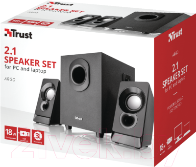 Мультимедиа акустика Trust Argo 2.1 Subwoofer Speaker Set (21038)