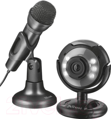 Веб-камера+микрофон Trust Spotlight Streaming Pack / 22093