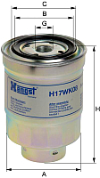 Топливный фильтр Hengst H17WK08 - 