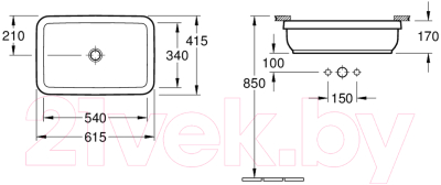 Умывальник Villeroy & Boch Architectura 4177-60-01