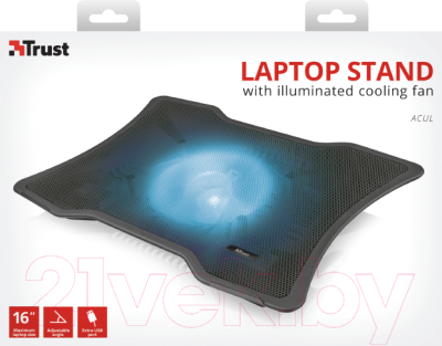 Подставка для ноутбука Trust Acul Laptop Stand / 21996