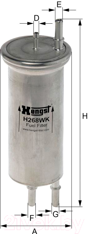 Топливный фильтр Hengst H268WK