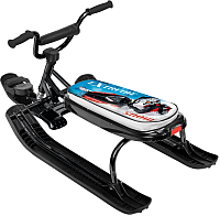 Снегокат детский Ника Джамп Гонки / СНД1 (черный каркас)