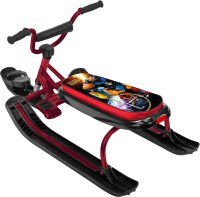 Снегокат детский Ника Джамп Робот / СНД1 (бордовый каркас)