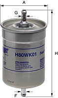 Топливный фильтр Hengst H80WK01 - 