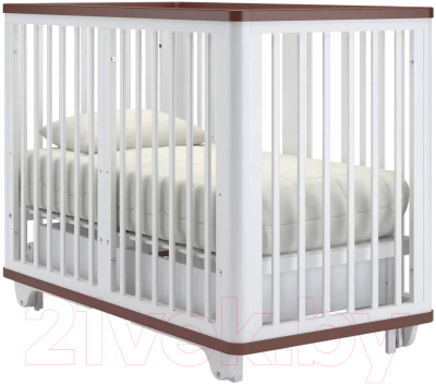 Детская кровать-трансформер Nuovita Ferrara Swing (белый)