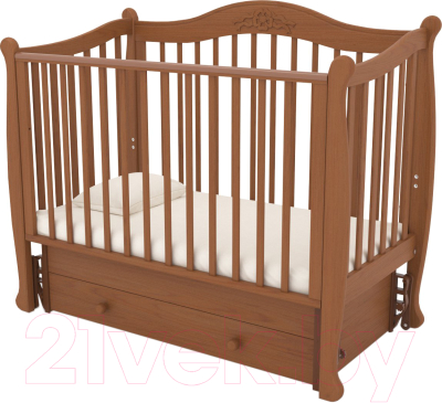 

Детская кроватка Гандылян, Дерево средних тонов, Моника / К-2002-20м