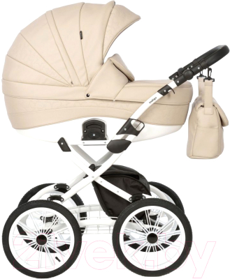 Детская универсальная коляска INDIGO Special Plus 14 (Is 07, светло-бежевый)
