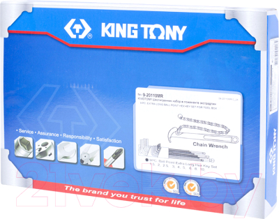 Набор ключей King TONY 9-20110MR (10 предметов)