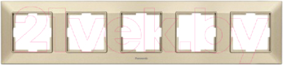 Рамка для выключателя Panasonic Arkedia Slim WNTF08052BR-BY