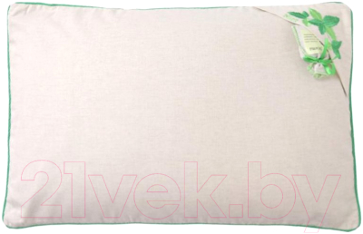 Подушка для сна Smart Textile Традиция здоровья и арома-саше мята 40x60 / E908 (лузга гречихи)