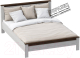 Двуспальная кровать Мебельград Даллас с ПМ 160x200 (дуб винтерберг/таксония) - 