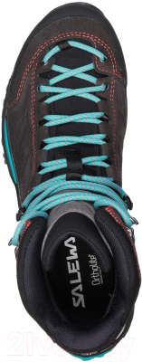 Трекинговые ботинки Salewa Mountain Trainer Mid GoreTex Women's / 63459-674 (р-р 4, Magnet/Viridian Green)