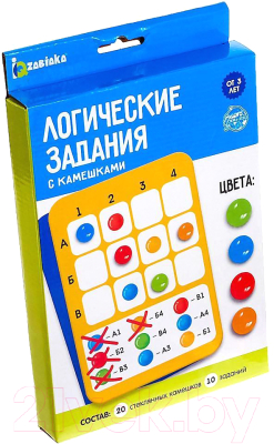 

Развивающая игра Zabiaka, Логические задания с камешками марблс / 5458122