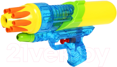 Бластер игрушечный Bondibon Водный пистолет. Наше лето / ВВ2858 (желтый/синий)