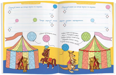 Изображение товара Раскраска Айрис-пресс Рисуй и стирай. 4+ Цирк, цирк, цирк! (Куликова Е.)