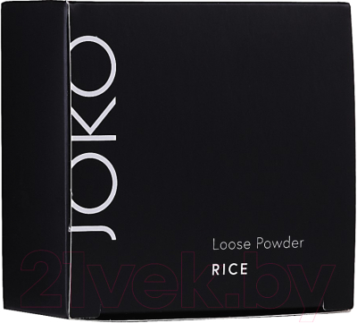 Фиксирующая пудра для лица Joko Матирующая Loose Powder Rice (25г)