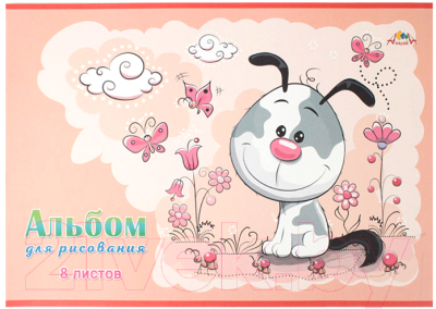 

Альбом для рисования Апплика, Улыбающийся щенок / С1004-19