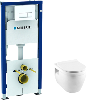 

Унитаз подвесной с инсталляцией Aquanet, Glide-W 210772 + 458.128.11.1