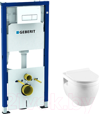 

Унитаз подвесной с инсталляцией Aquanet, Glide-W 210772 + 458.128.11.1