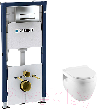 

Унитаз подвесной с инсталляцией Aquanet, Glide-W 210772 + 458.128.21.1