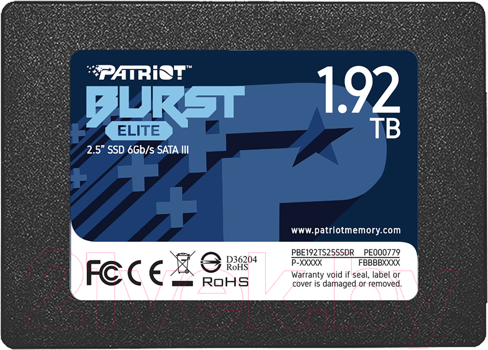 SSD диск Patriot Burst Elite 1.92TB (PBE192TS25SSDR)