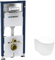 

Унитаз подвесной с инсталляцией Aquanet, Cetus-W 211908 + 458.128.21.1