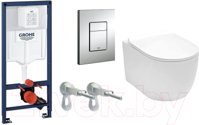 

Унитаз подвесной с инсталляцией Aquanet, Cetus-W 211908 + 38772001
