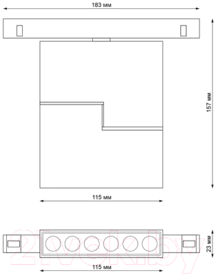 Трековый светильник Novotech 358627