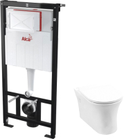 

Унитаз подвесной с инсталляцией Aquanet, Roll-W 210766 + AM101/1120