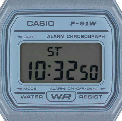 Часы наручные унисекс Casio F-91WS-2EF