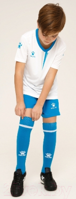 Футбольная форма Kelme Short Sleeve Football Set Kids / 3893047-113 (160, белый)