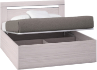 

Двуспальная кровать Шатура, Rimini Ice/Rimini Mokko AQ1-01.CG с ПМ / 484677