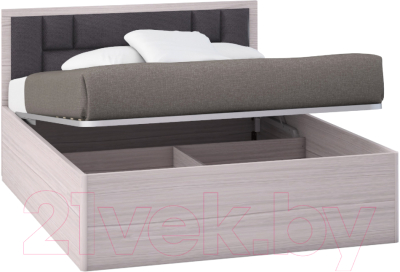 

Двуспальная кровать Шатура, Rimini Mokko AMC-01.CG с ПМ / 480803
