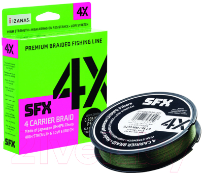 

Леска плетеная Sufix, Зеленый, 4X 0.148мм 7кг PE 0.8 / SFX4B148GR150Y