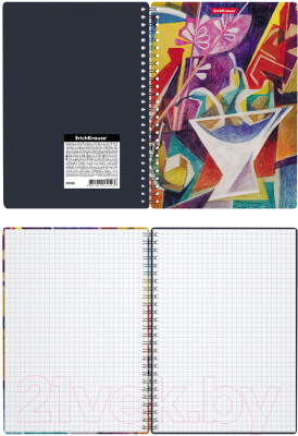 Изображение товара Тетрадь Erich Krause Glass / 53150 (80л, клетка)