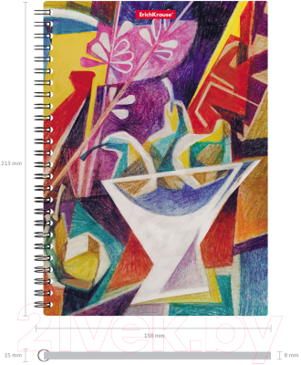 Изображение товара Тетрадь Erich Krause Glass / 53150 (80л, клетка)