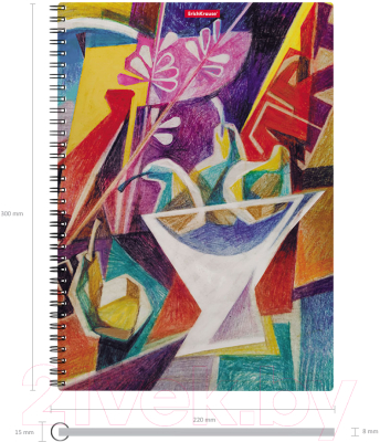 Изображение товара Тетрадь Erich Krause Glass / 53151 (80л, клетка)