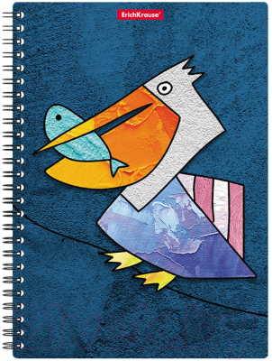 Тетрадь Erich Krause Birds / 53153 (80л, клетка)