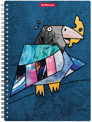 Тетрадь Erich Krause Birds / 53153 (80л, клетка)