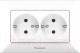 Розетка Panasonic Arkedia Slim WNTC02052WH-BY - 