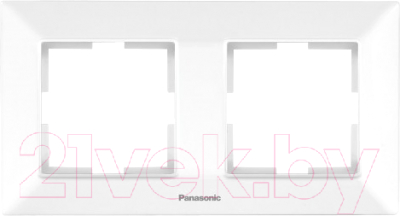 Рамка для выключателей и розеток Panasonic Arkedia Slim WNTF08022WH-BY