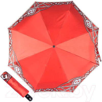 Зонт складной Baldinini 28-OC Atlas Logo Red