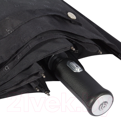 Зонт складной Bugatti 743069-OC Stamp Black