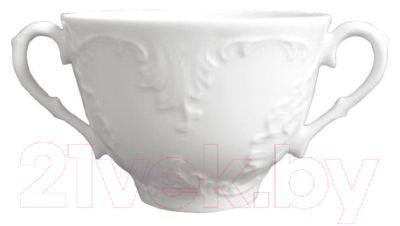 Чаша бульонная Cmielow i Chodziez Rococo / 0002-0034824 (белый)