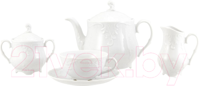 Набор для чая/кофе Cmielow i Chodziez Rococo / 0002-501503D (белый)