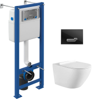 

Унитаз подвесной с инсталляцией Aquanet, Cetus W Short 249710 + S-IN-MZ-VECTOR + P-BU-ACT/Blg/Gl