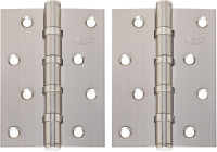 Комплект петель дверных VELA 100x70x2.5-BB4 (2шт, матовый никель) - 