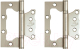Комплект петель дверных VELA 100x75x2.5-2BB накладная (2шт, матовый никель) - 