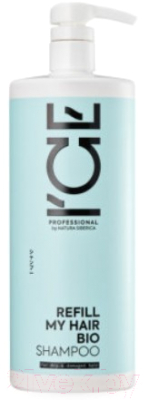 Шампунь для волос Ice Professional Refill Для сухих и поврежденных волос (1л)